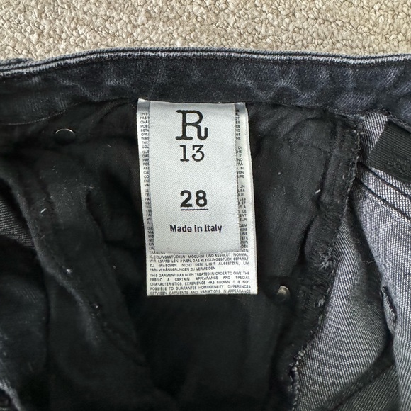 R13 Biker Boy Skinny Leg Jean - Picture 2 of 10